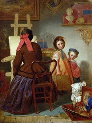 Im Atelier des Künstlers